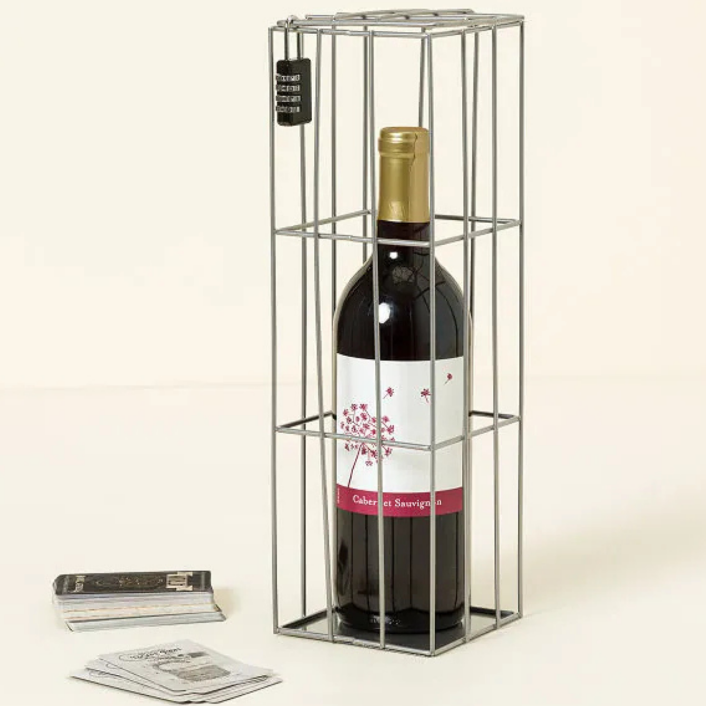 Escape Room Game - Wine Bottle Puzzle Box