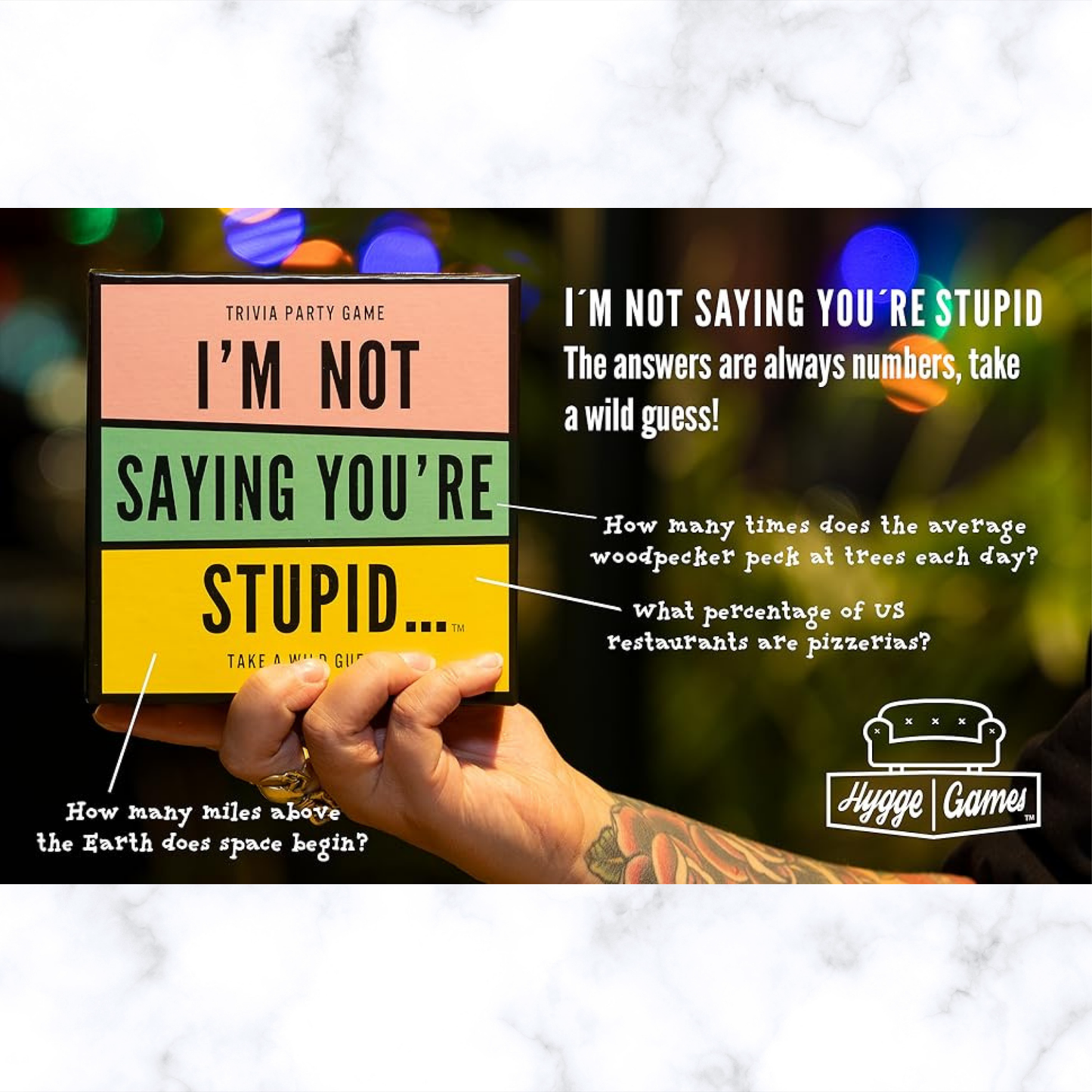I'm Not Saying You're Stupid Adult Trivia Party Game