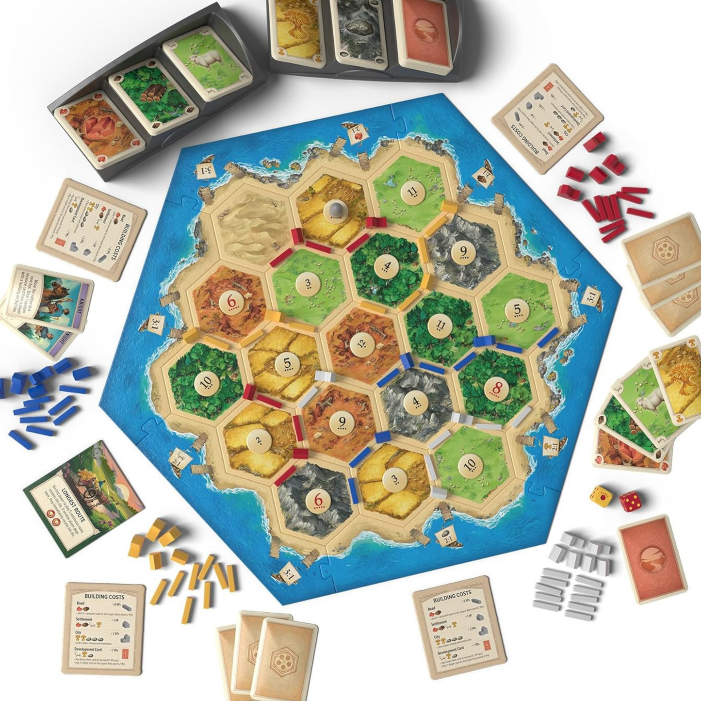 CATAN Adult Strategy Building Party Family Board Game