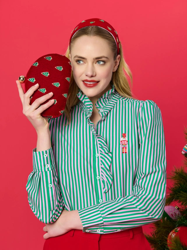 Christmas Trees Mini Crossbody Holiday Handbag