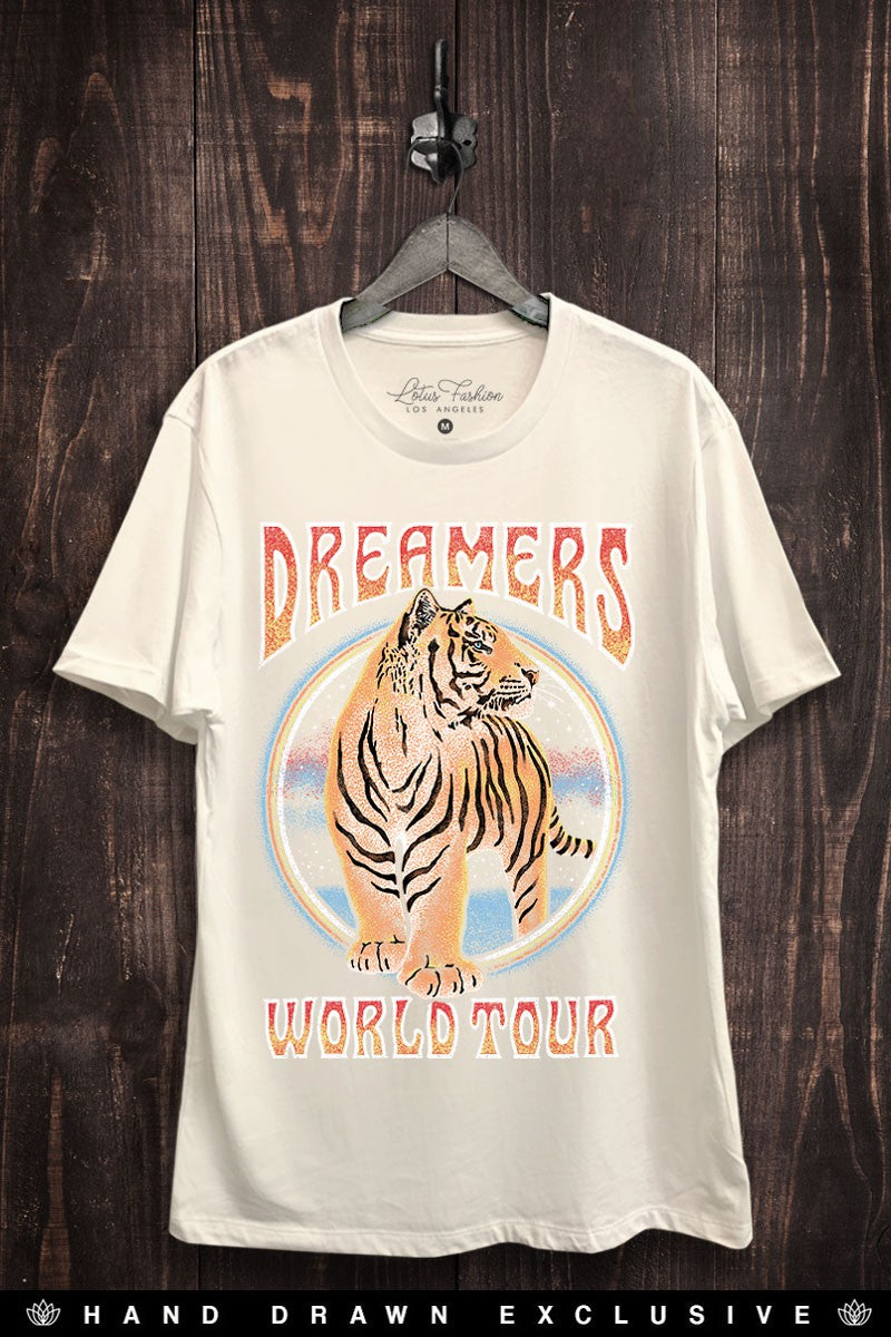 Dreamers World Tour Tiger Graphic T-Shirt