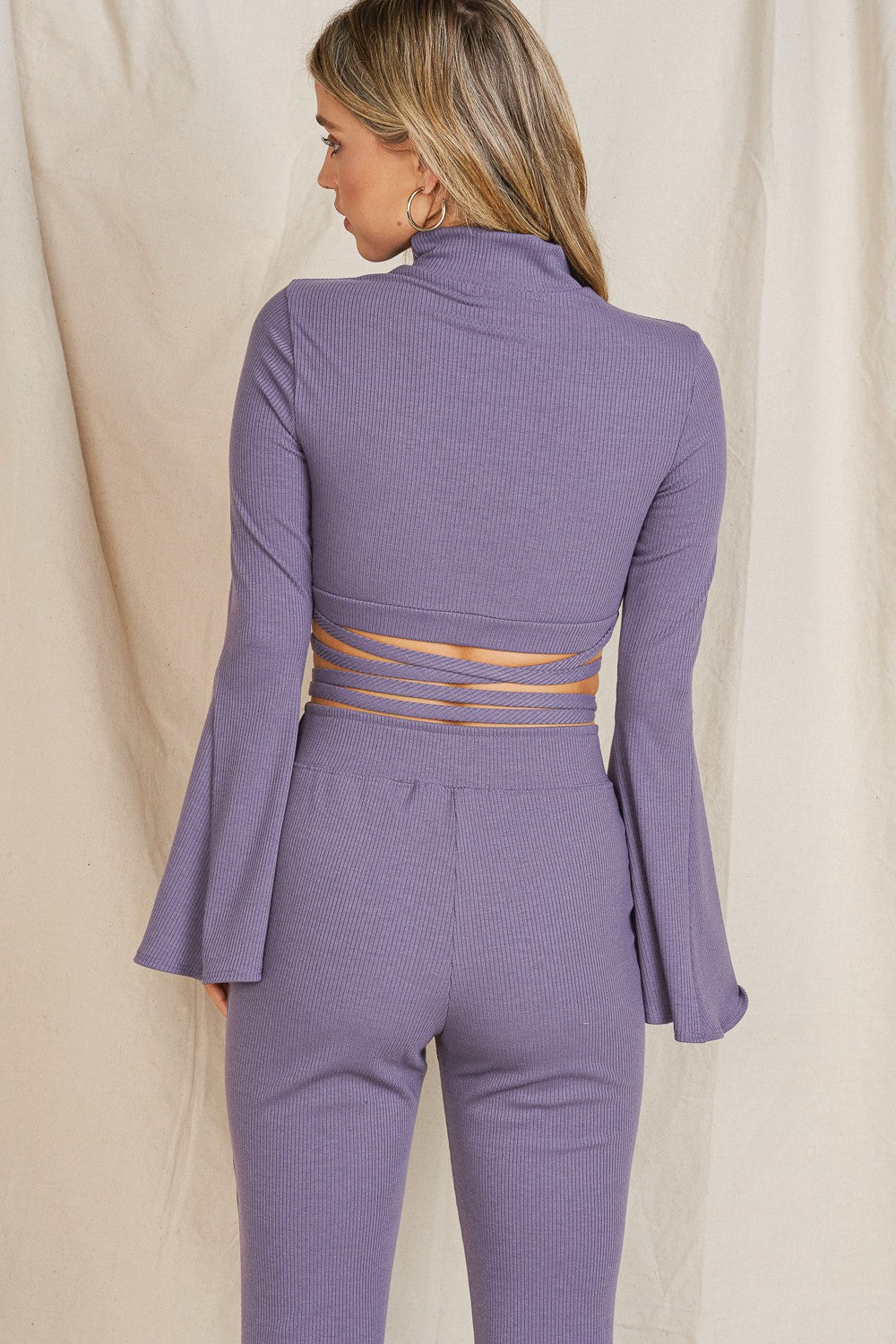 Fit To Be Tied Rib Knit Top