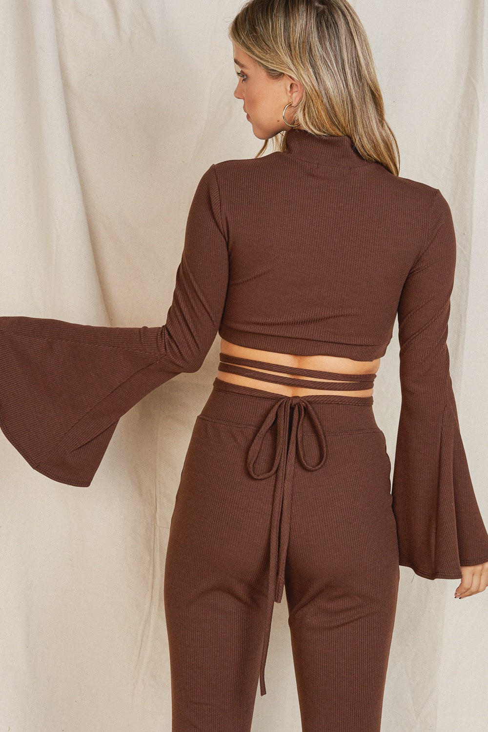 Fit To Be Tied Rib Knit Top
