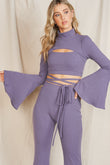 Fit To Be Tied Rib Knit Top