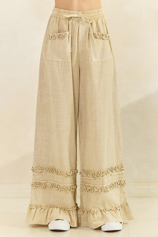 Ready To Ruffle Bohemian Pants