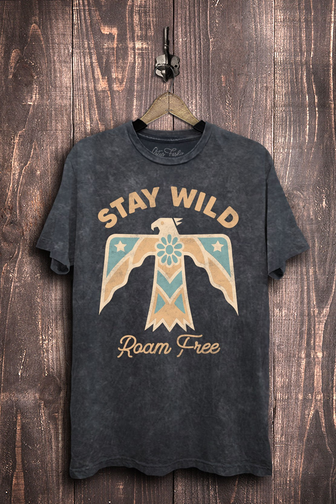 Stay Wild Roam Free Western Graphic T-Shirt
