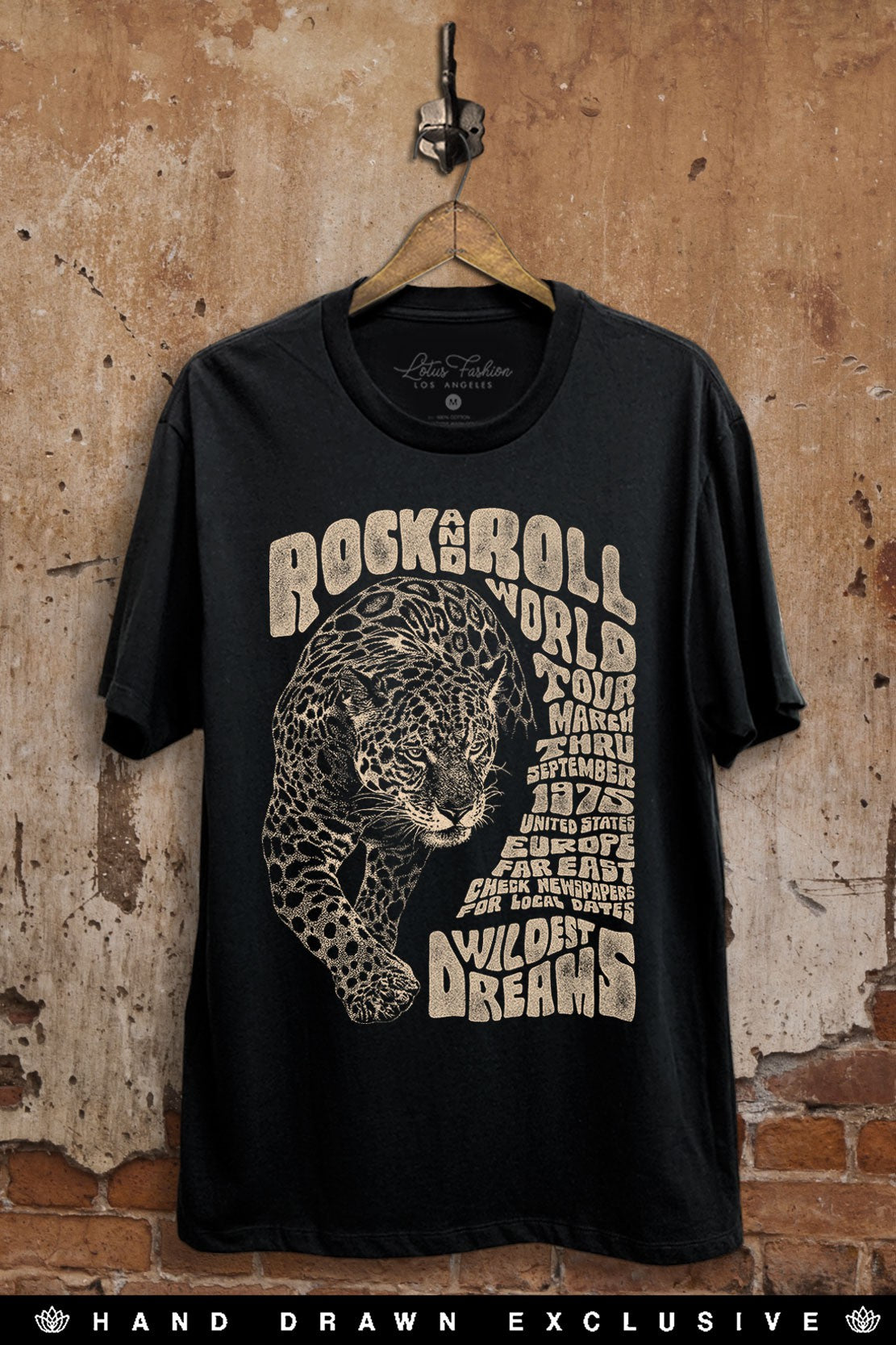 Rock & Roll World Tour Graphic T-Shirt