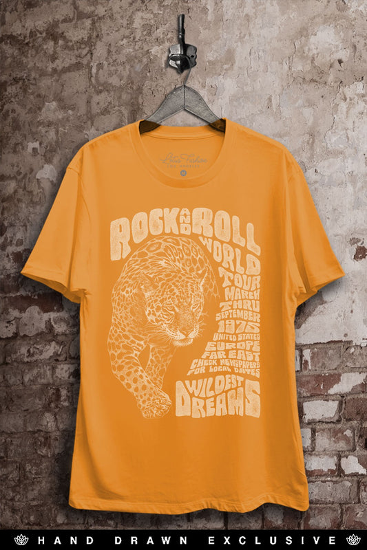 Rock & Roll World Tour Graphic T-Shirt