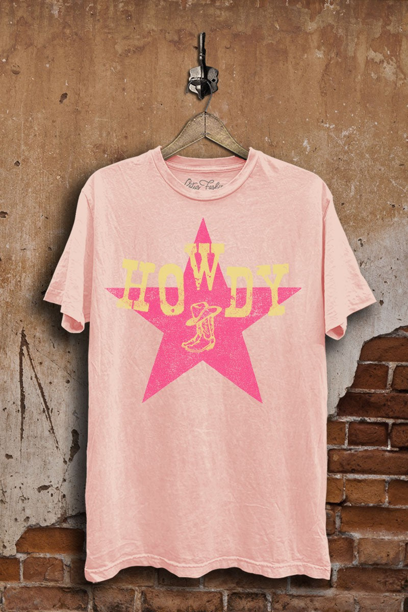 Howdy Star Graphic Western T-Shirt
