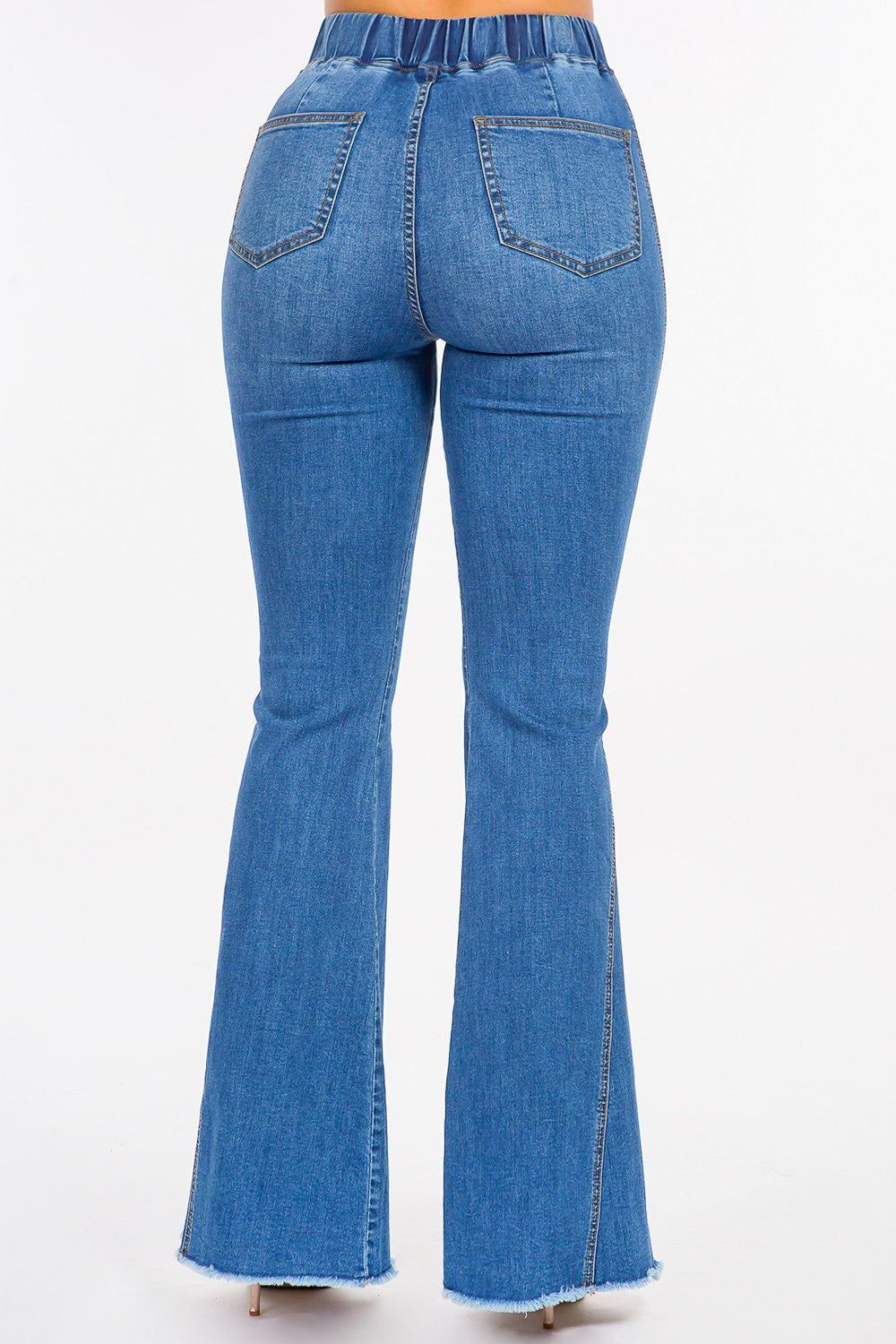 Curves Ahead Super Stretch Flare Jeans