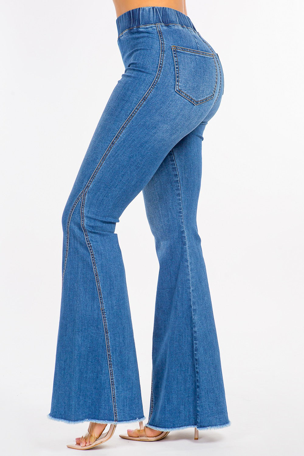 Curves Ahead Super Stretch Flare Jeans