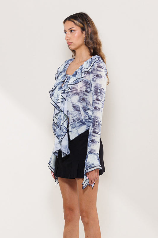 Poetic License Tie-Dye Blouse