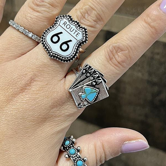 Western Route 66 Road Trip Ring
