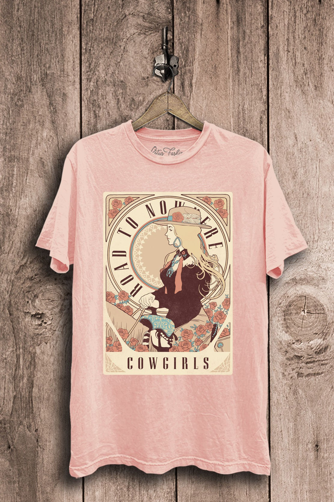 Road To Nowhere Cowgirls Western Graphic T-Shirt