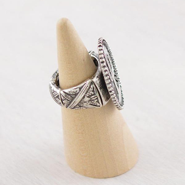Cowgirl Cactus Concho Ring
