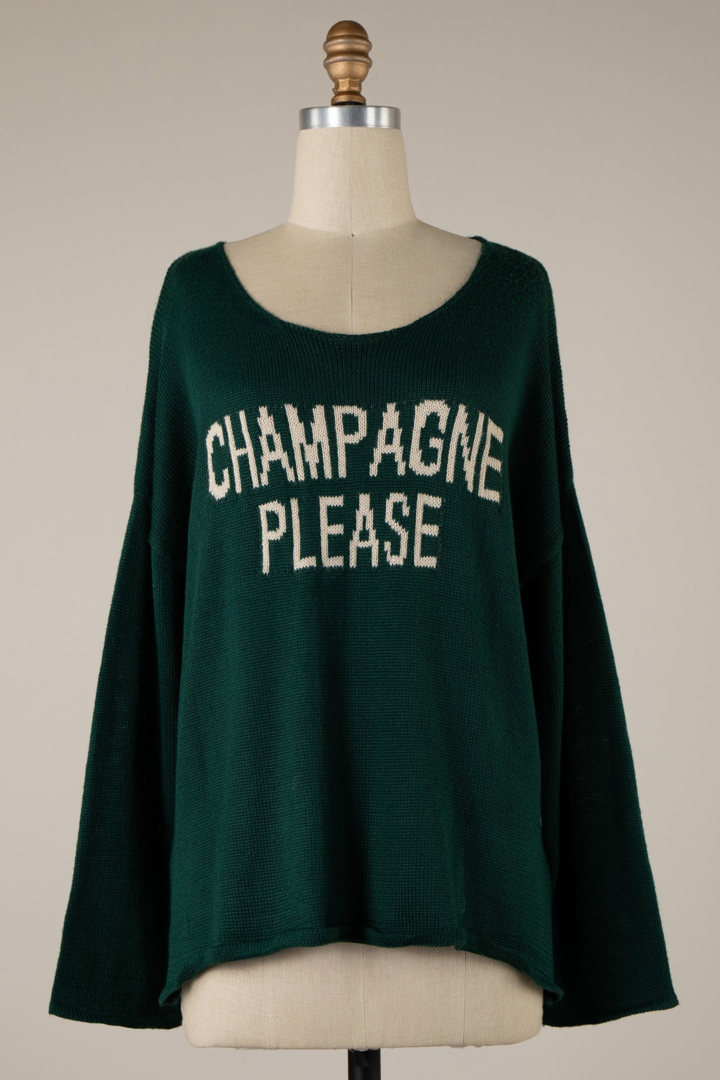 Champagne Please Knit Sweater