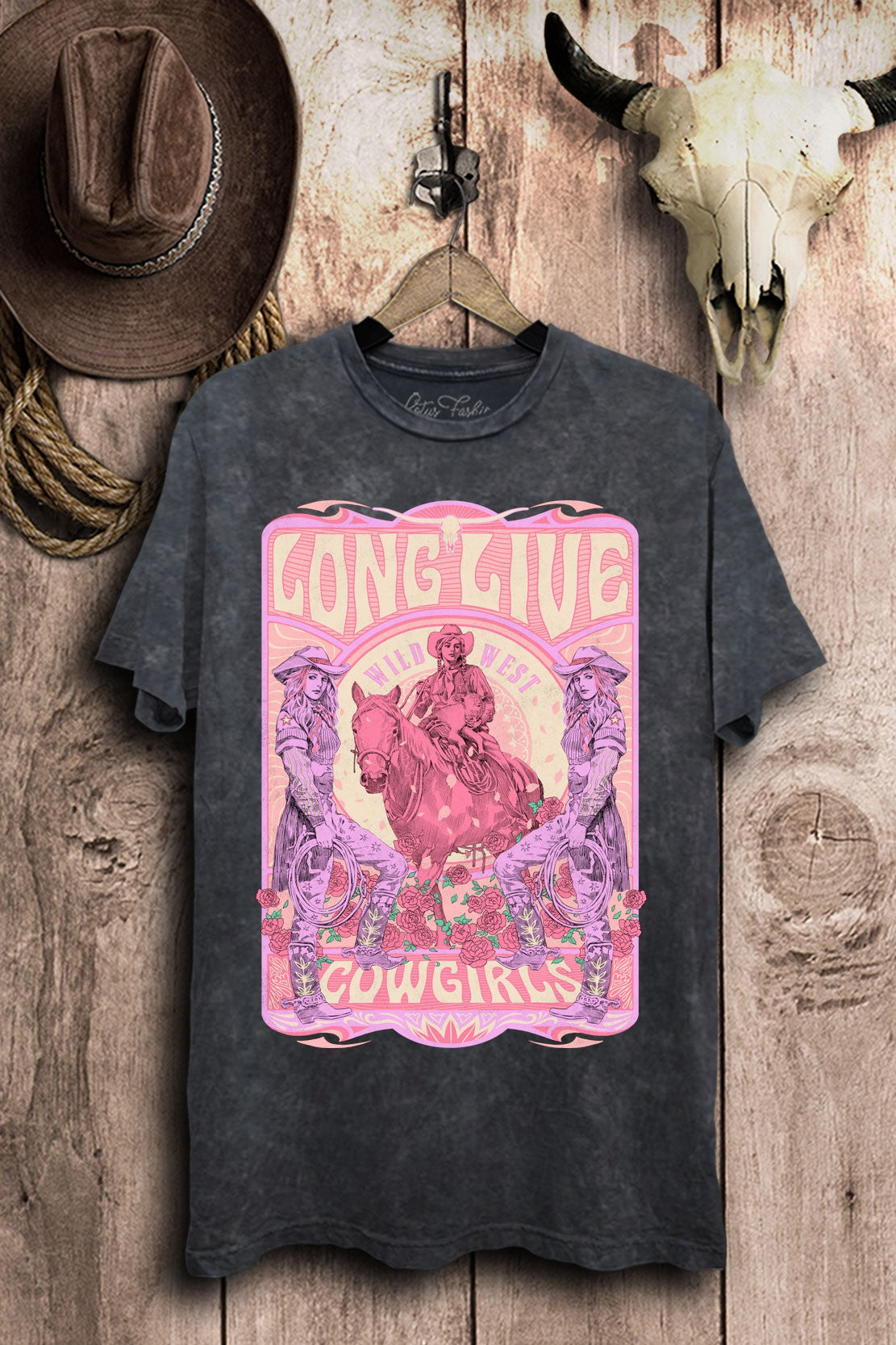 Long Live Cowgirls Western Graphic T-Shirt