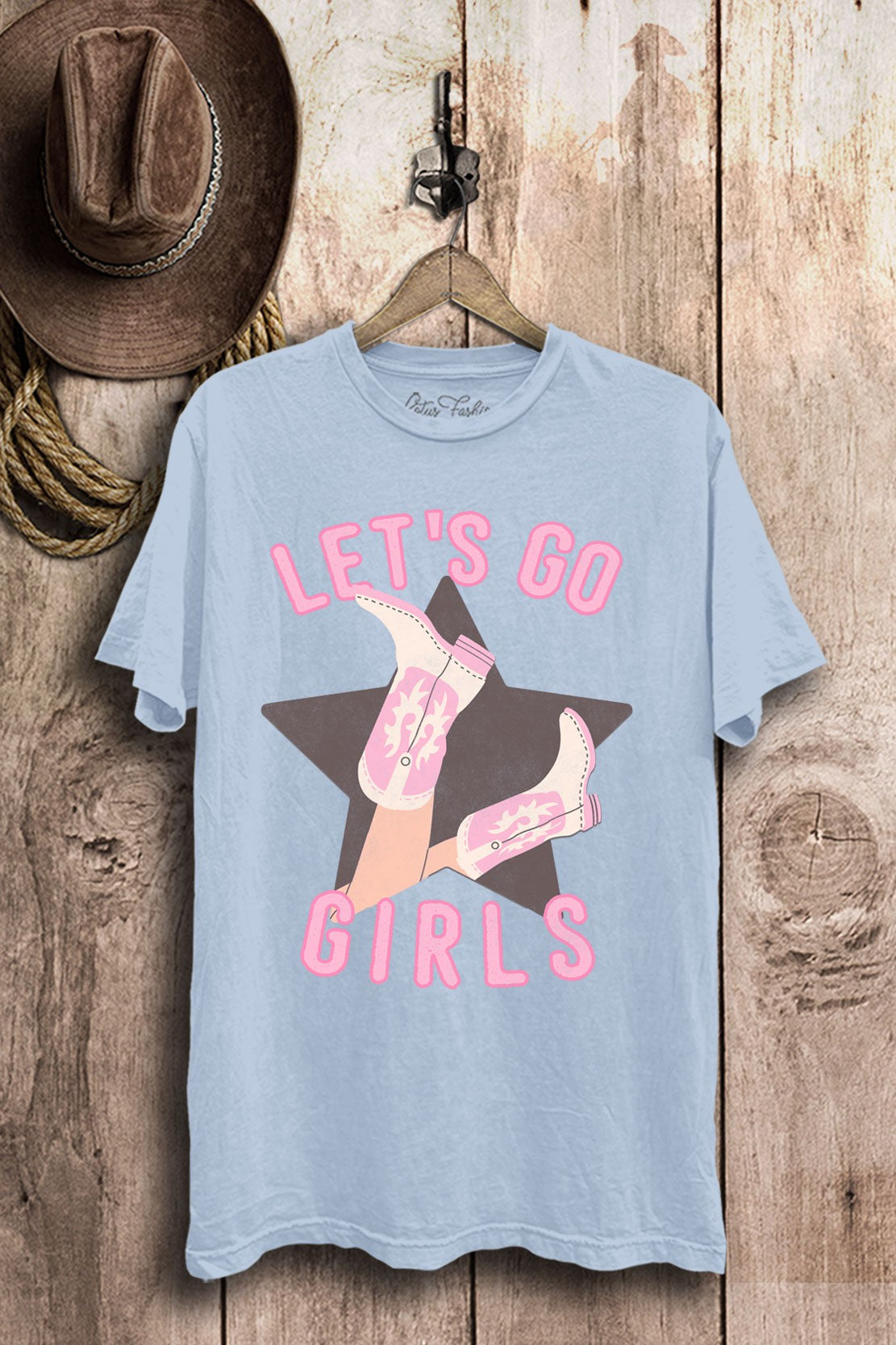 Let's Go Girls Western Graphic T-Shirt