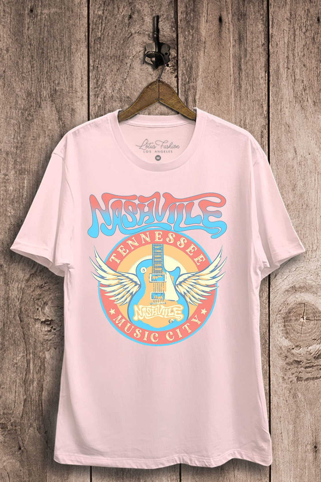 Nod To Nashville Music City Graphic T-Shirt