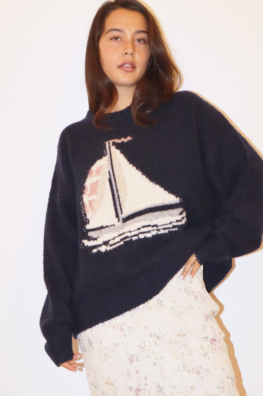 White Sails Wool Blend Sweater