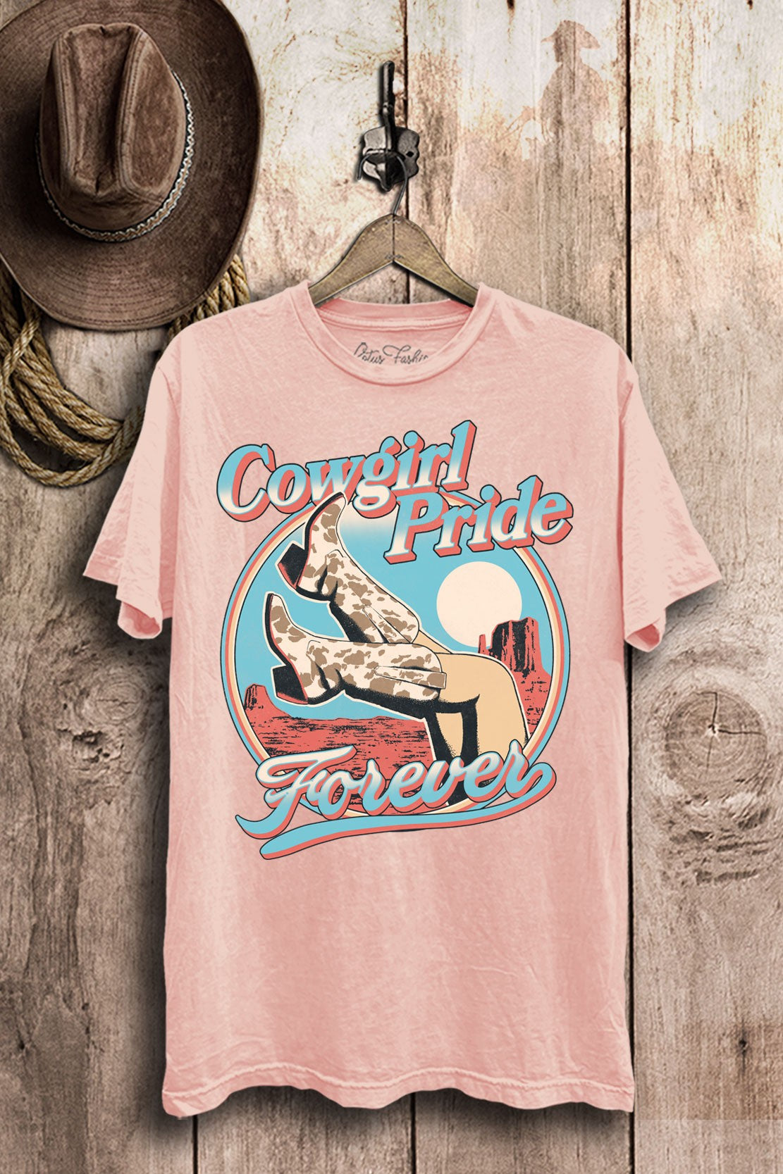 Cowgirl Pride Forever Western Graphic T-Shirt