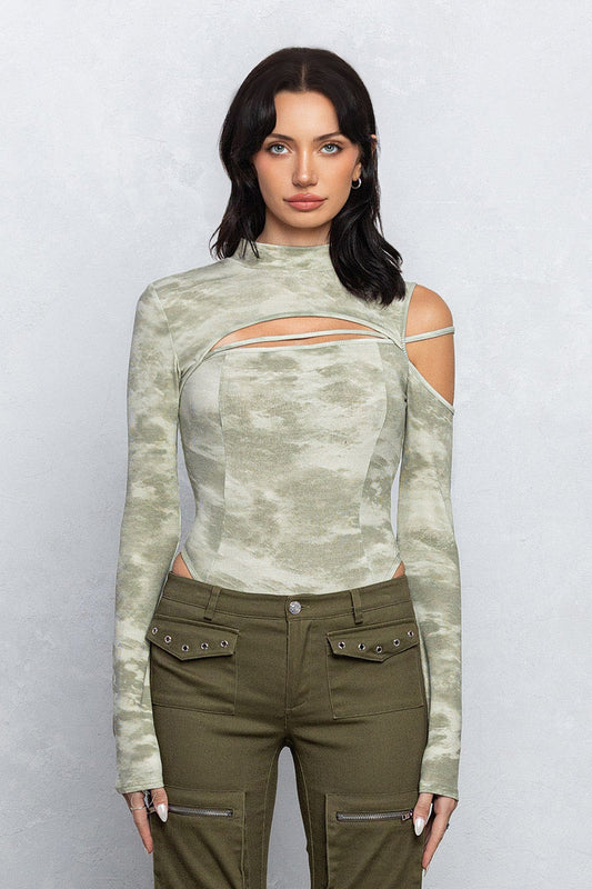 Briella Ribbed Knit Bodysuit