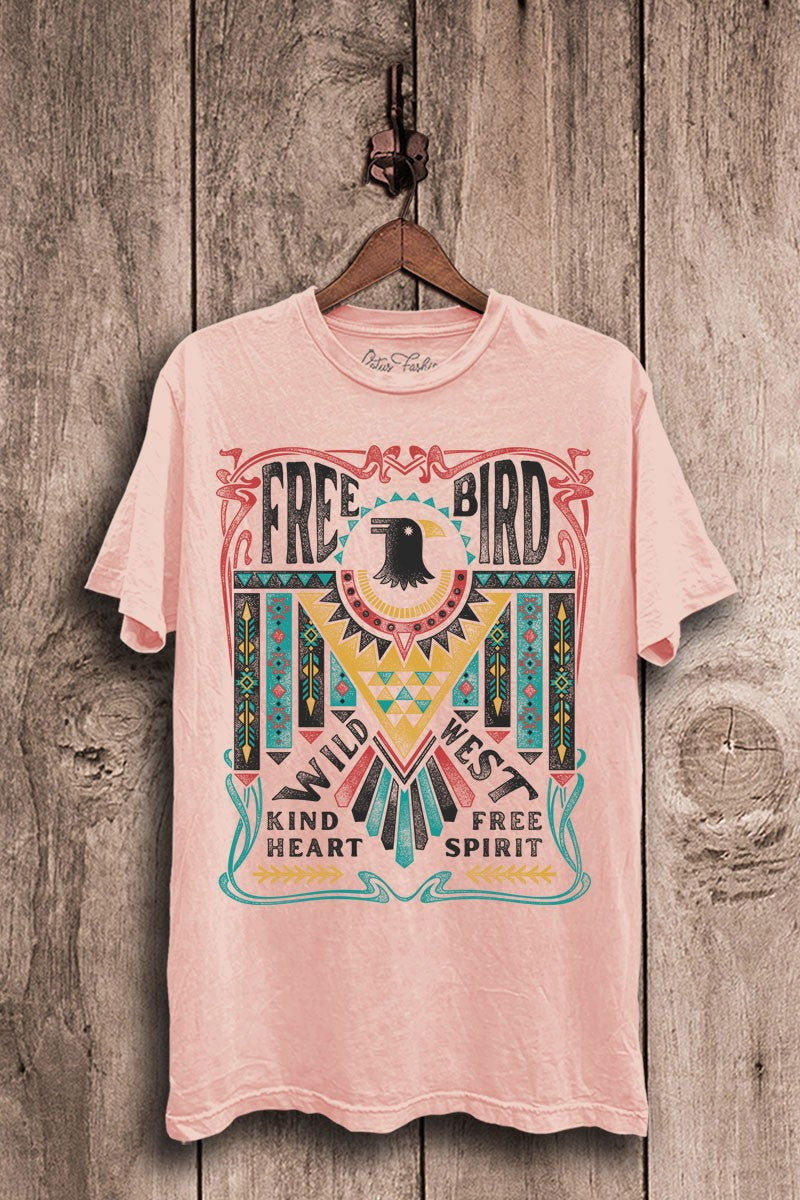Free Bird Thunderbird Western Graphic T-Shirt