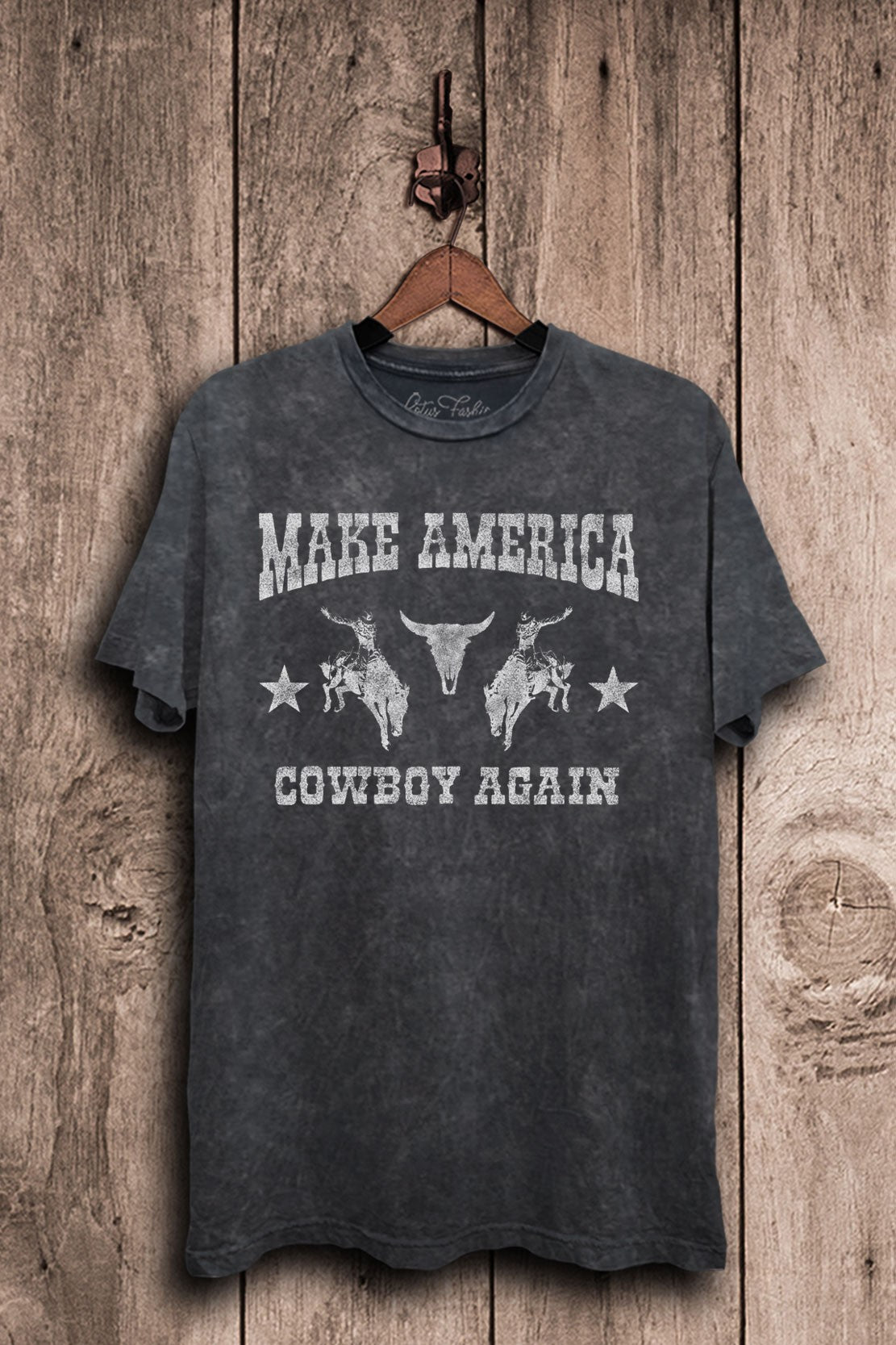 Make America Cowboy Again Western Graphic T-Shirt