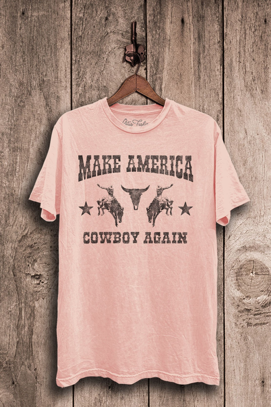 Make America Cowboy Again Western Graphic T-Shirt