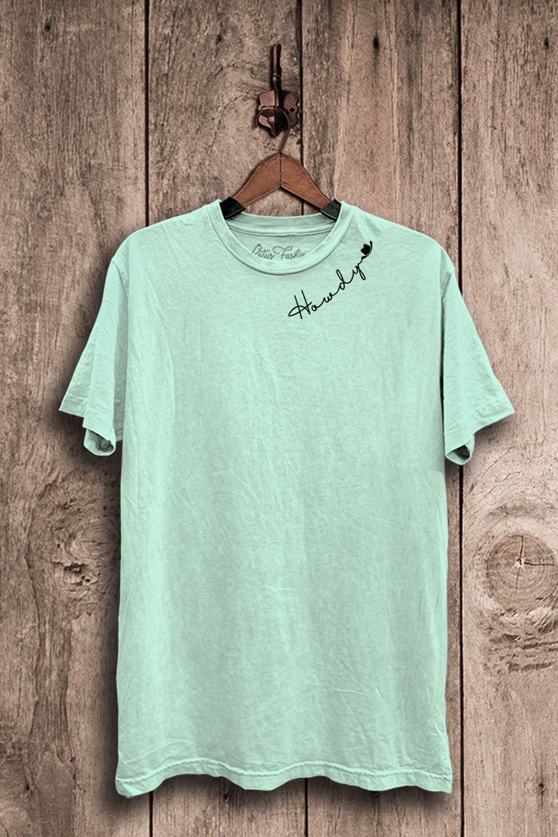 Howdy Cowboy Script Western Graphic T-Shirt