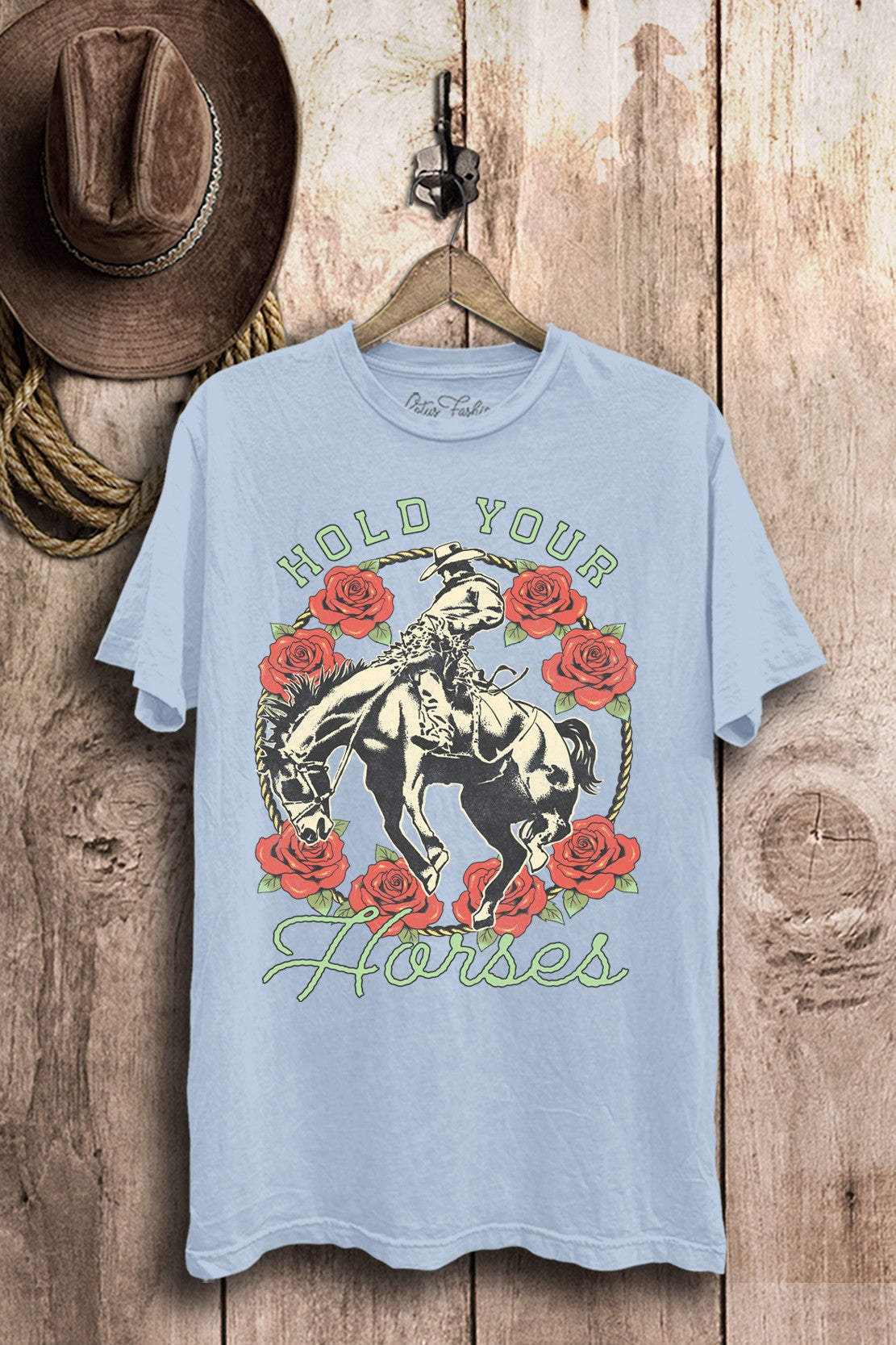 Hold Your Horses Western Graphic T-Shirt