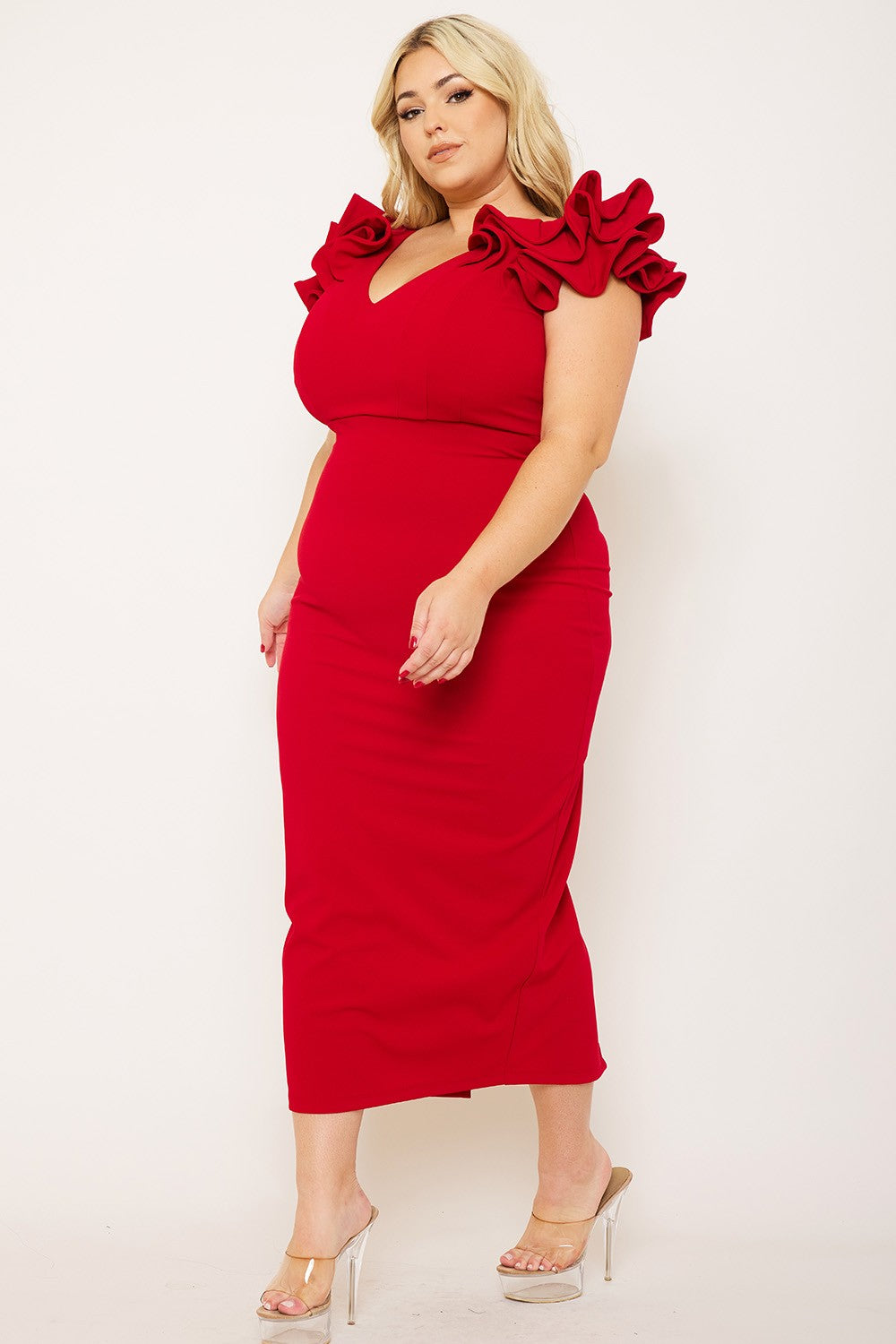 Paint The Town Red Party Dress
