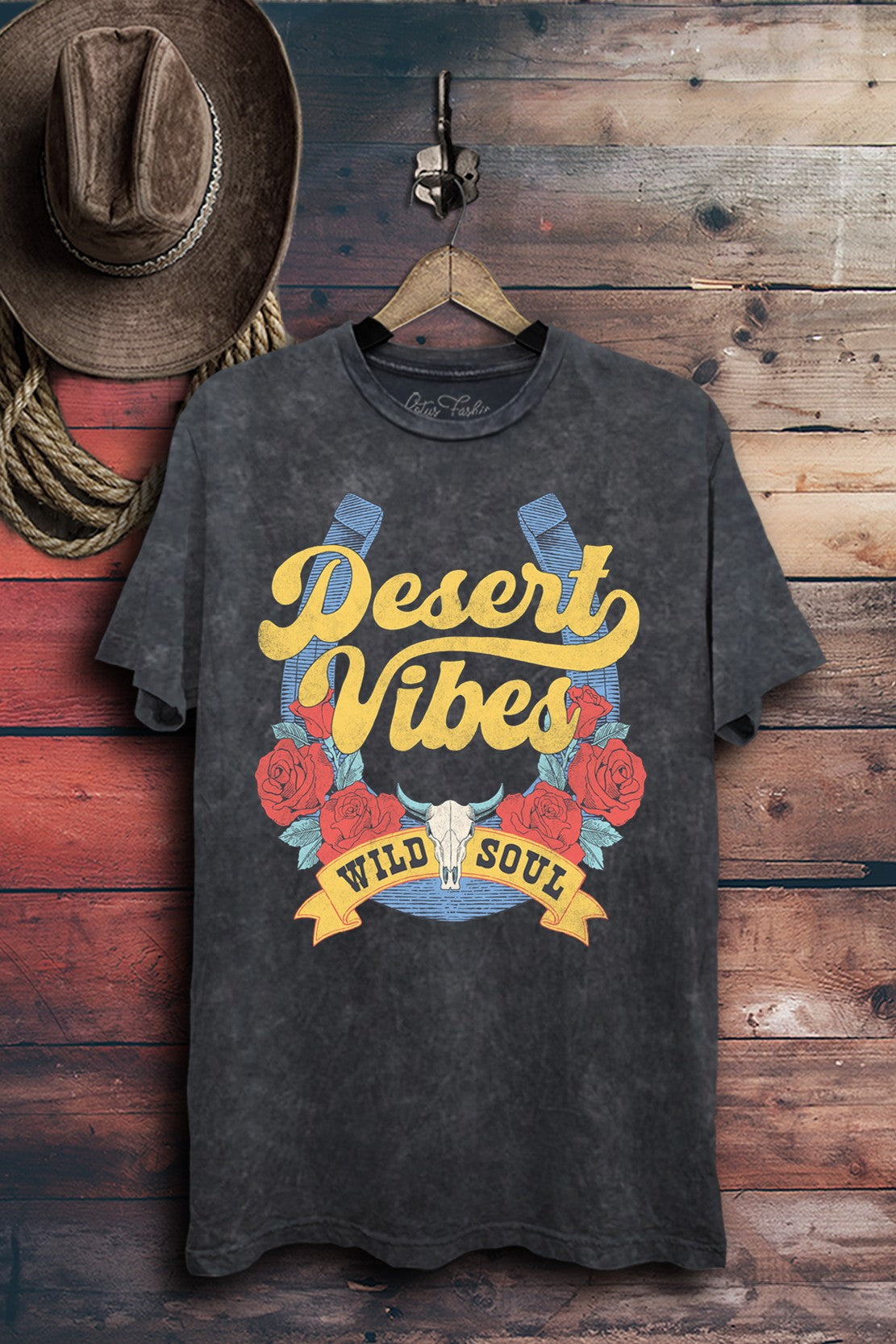 Desert Vibes Wild Soul Western Graphic T-Shirt