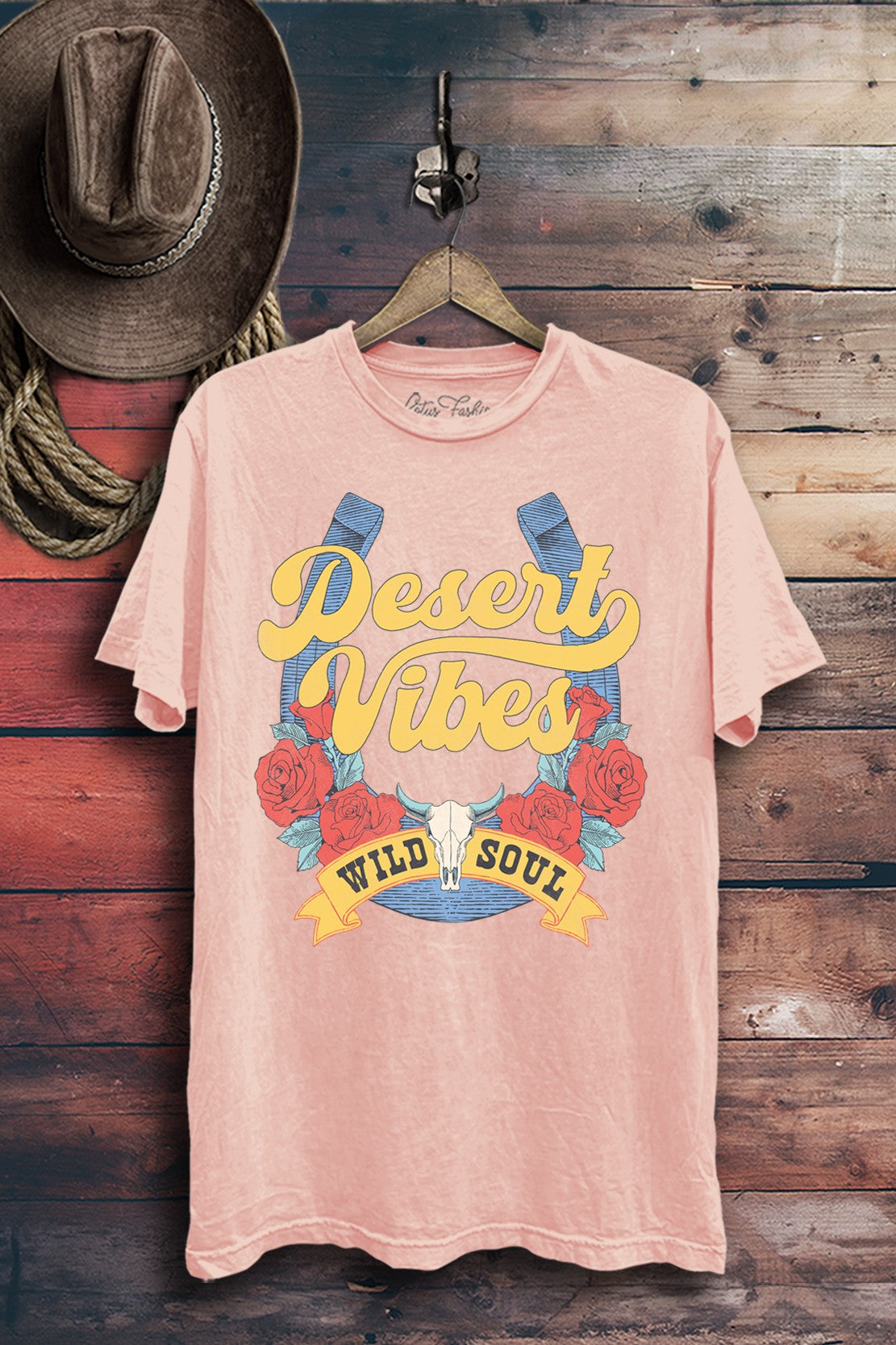 Desert Vibes Wild Soul Western Graphic T-Shirt
