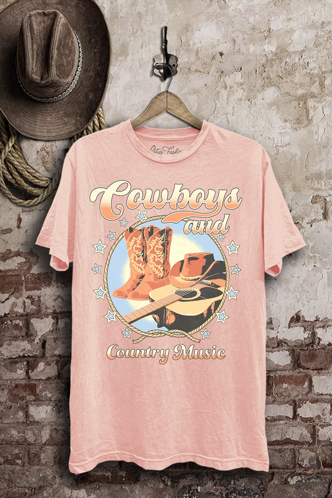 Cowboys And Country Music Western Graphic T-Shirt