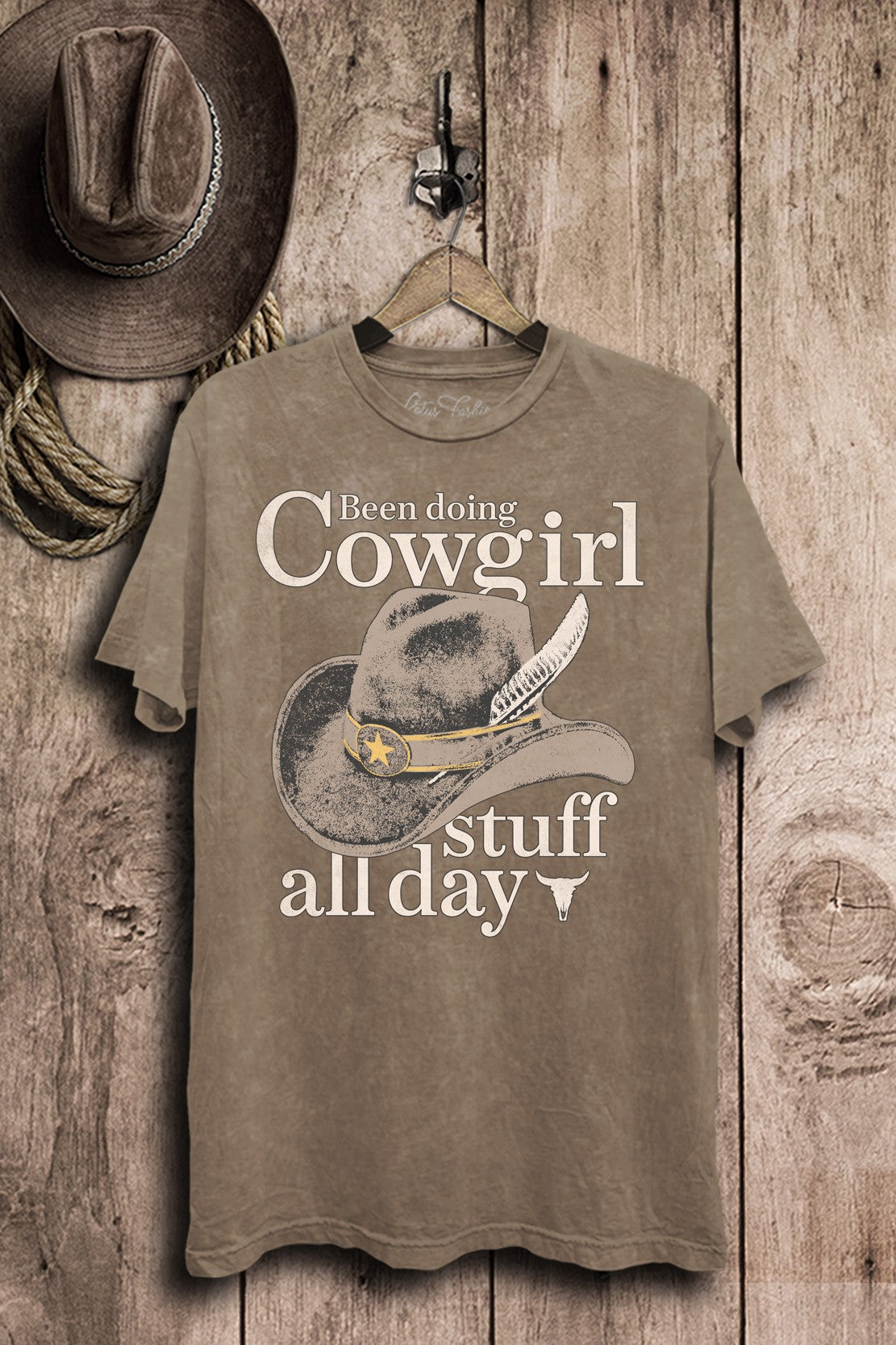 Been Doing Cowgirl Stuff All Day Western Graphic T-Shirt