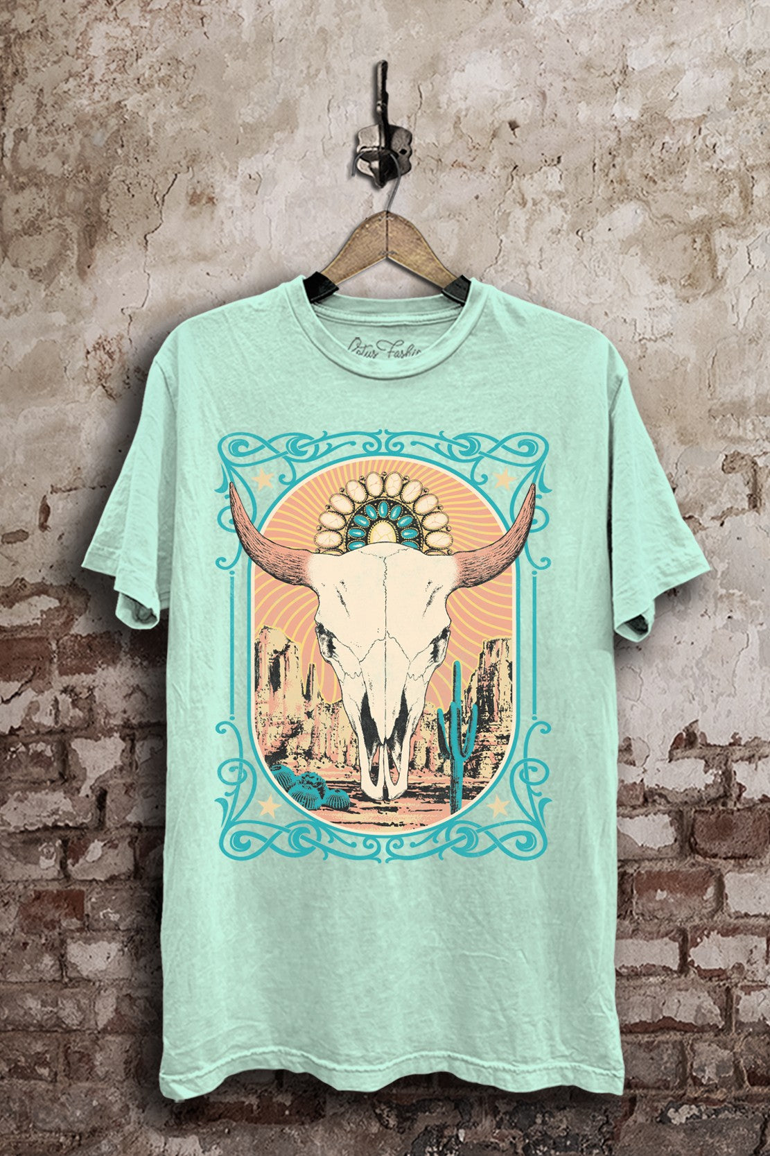 Steer Skull Western Graphic T-Shirt