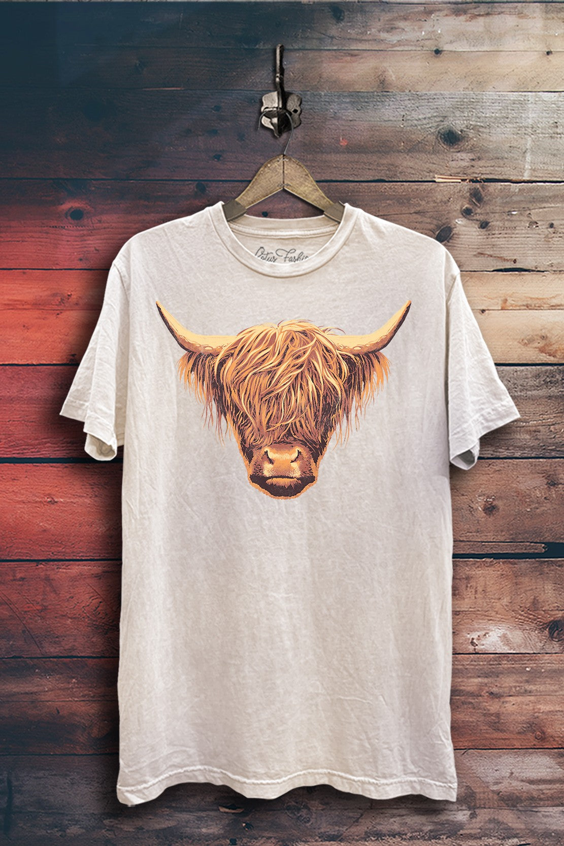 Highland Cow Fan Western Graphic T-Shirt