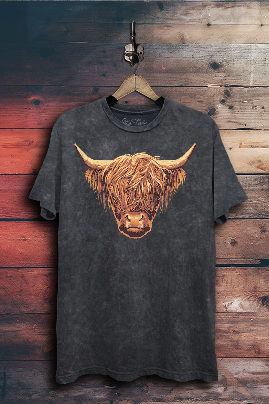 Highland Cow Fan Western Graphic T-Shirt