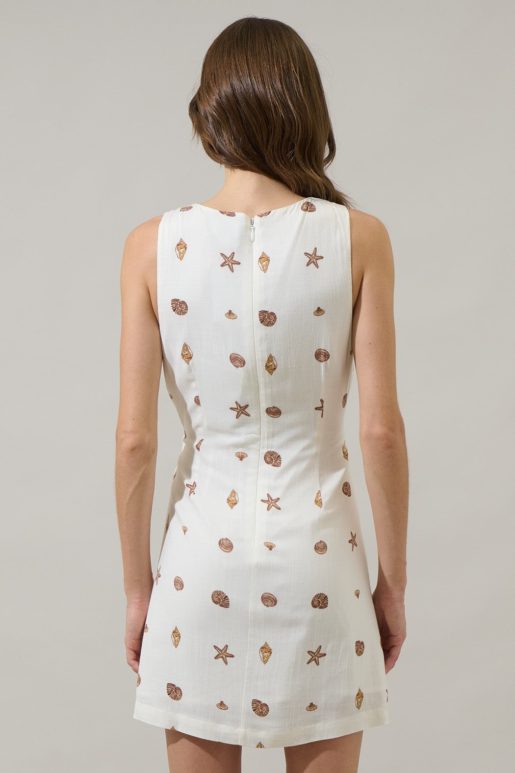 Seaside Resort Wrap Style Mini Dress