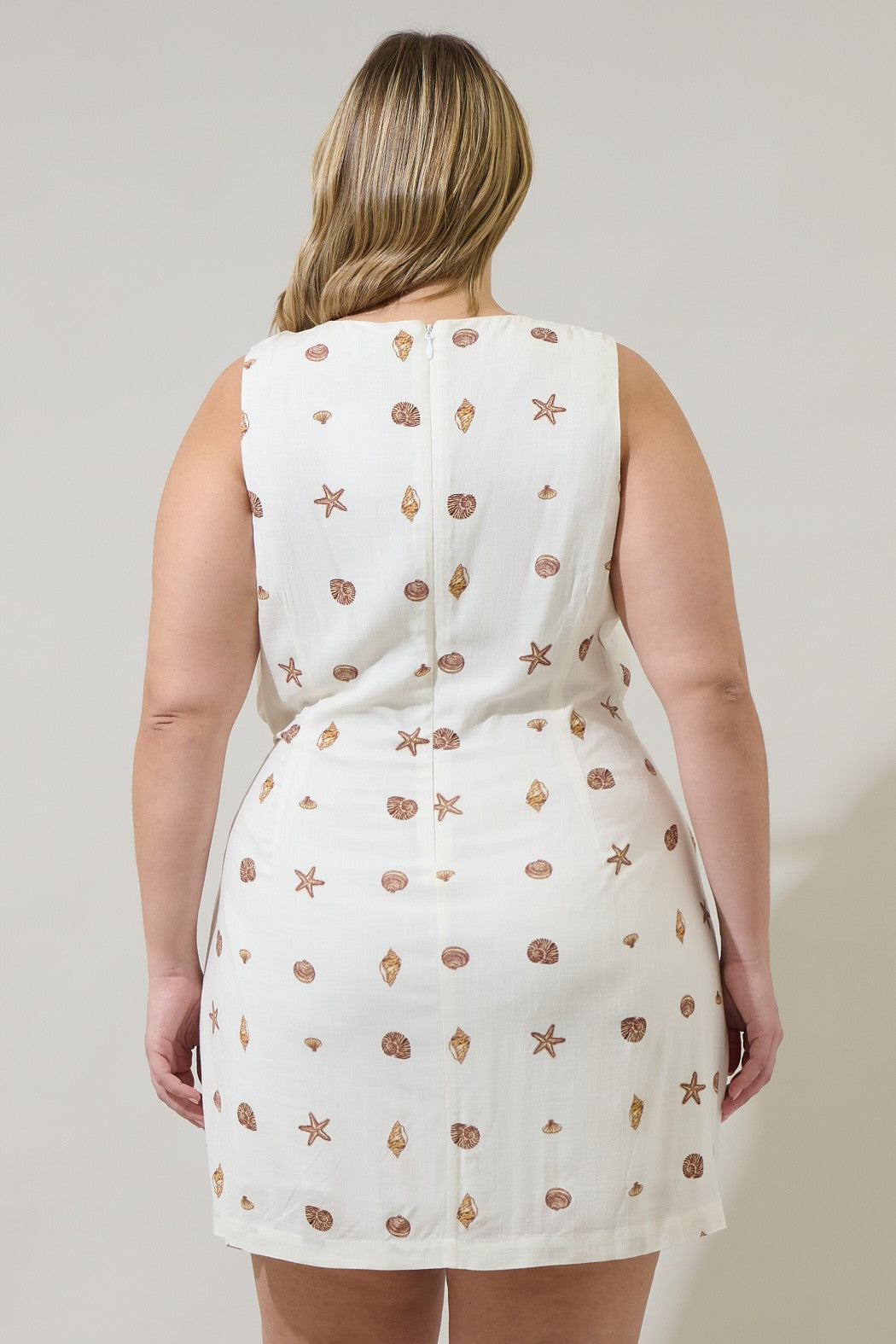 Seaside Resort Wrap Style Mini Dress