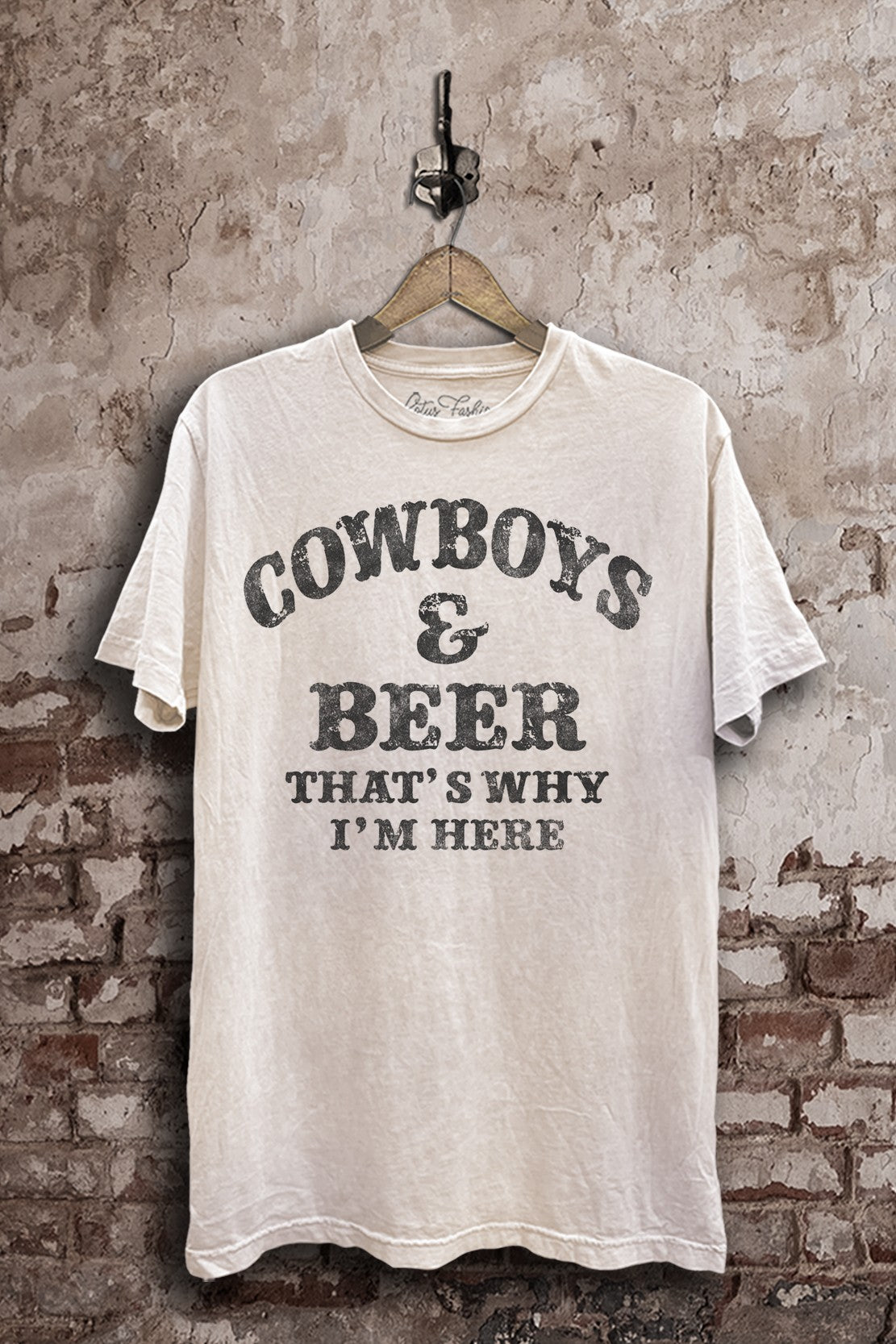 Cowboys Why I Am Here Western Graphic T-Shirt