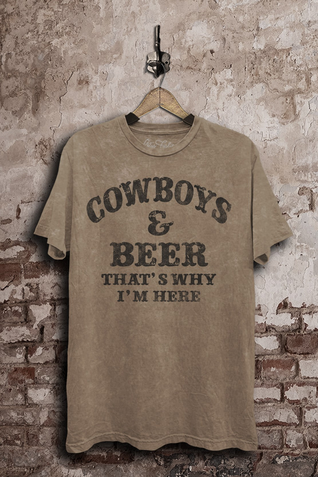 Cowboys Why I Am Here Western Graphic T-Shirt