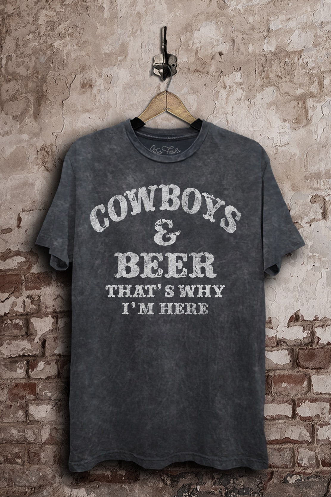 Cowboys Why I Am Here Western Graphic T-Shirt