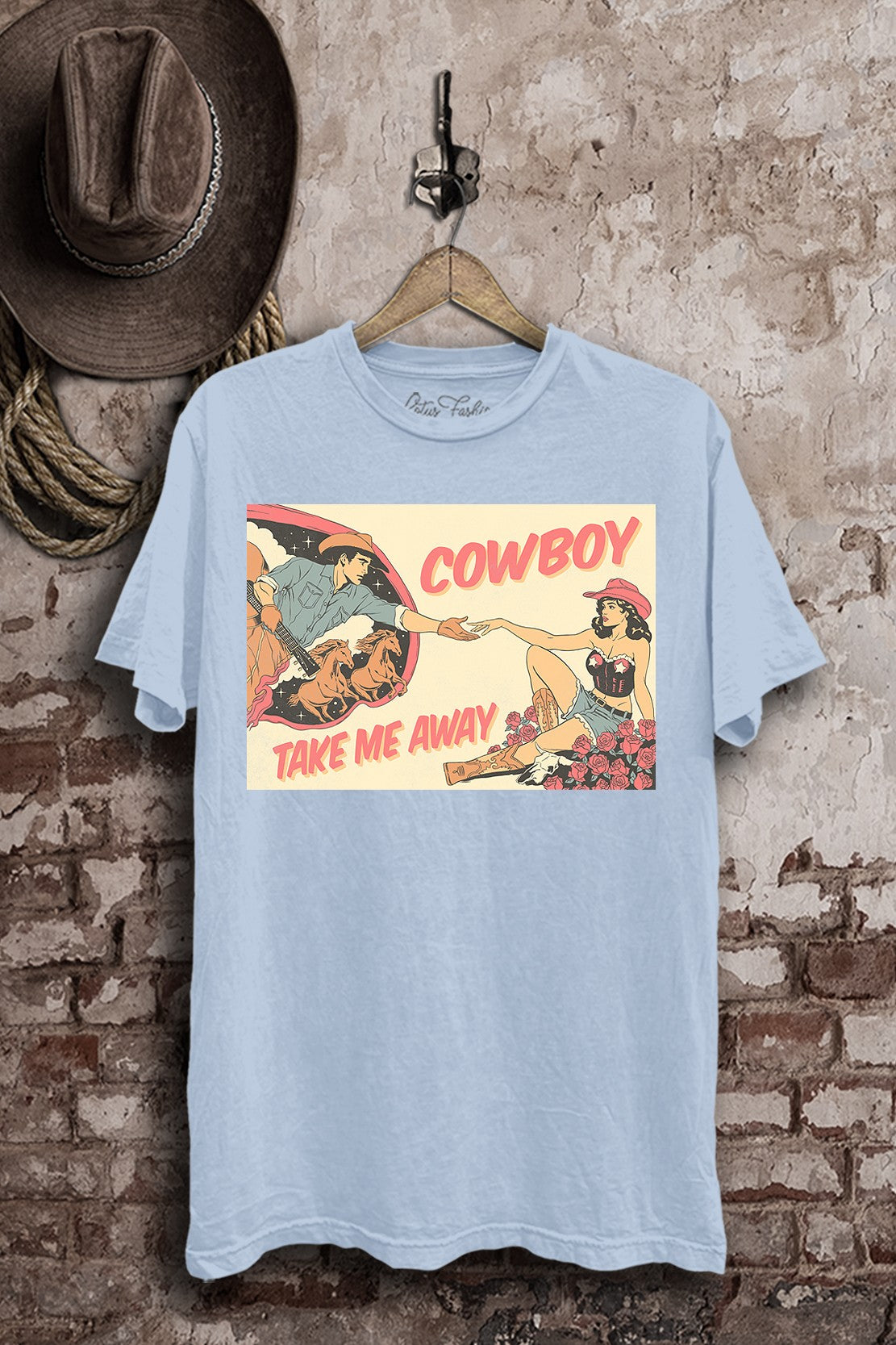 Cowboy Take Me Away Graphic T-Shirt