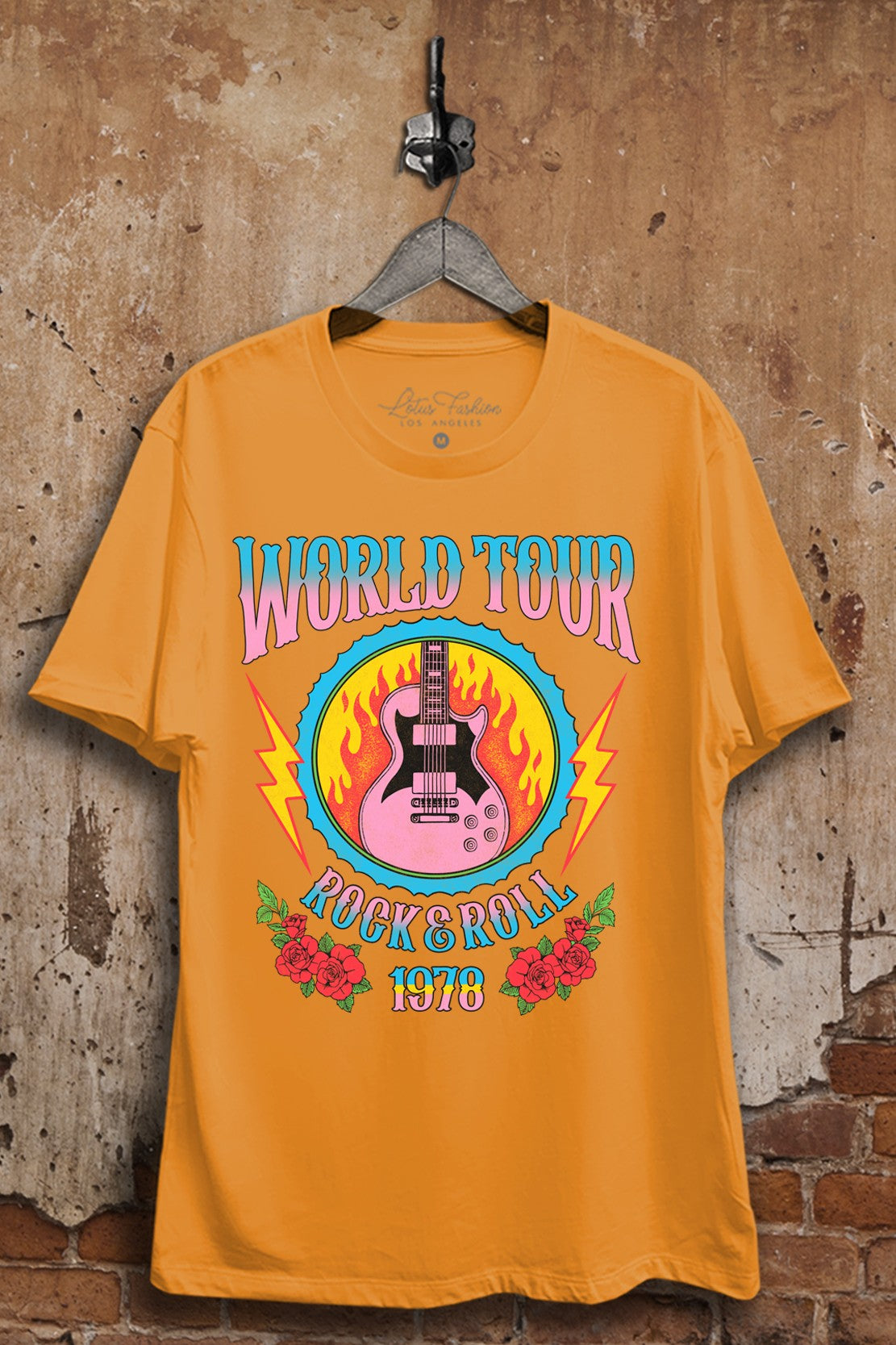 Retro 1978 Tour Rock Music Graphic T-Shirt