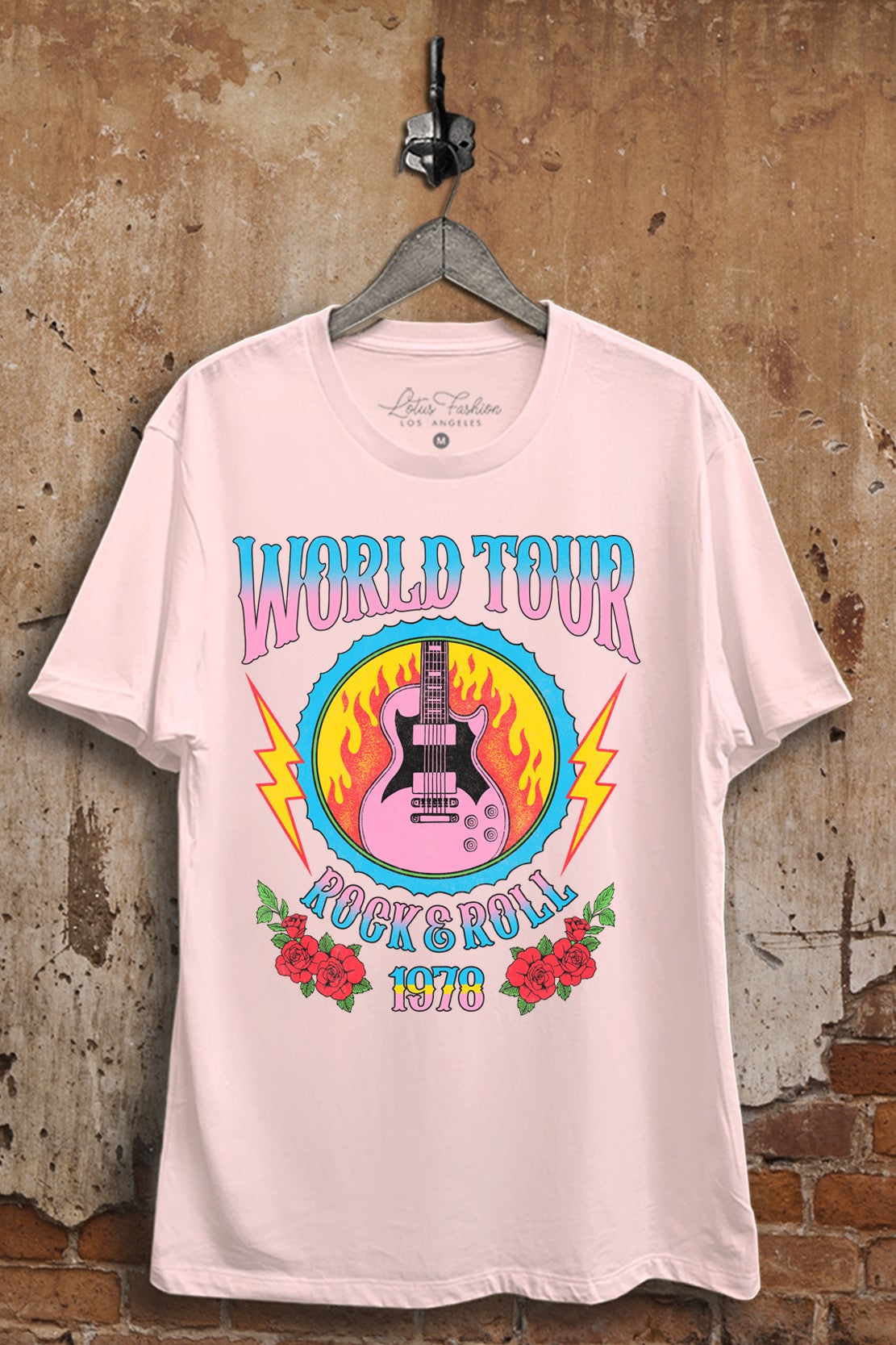 Retro 1978 Tour Rock Music Graphic T-Shirt