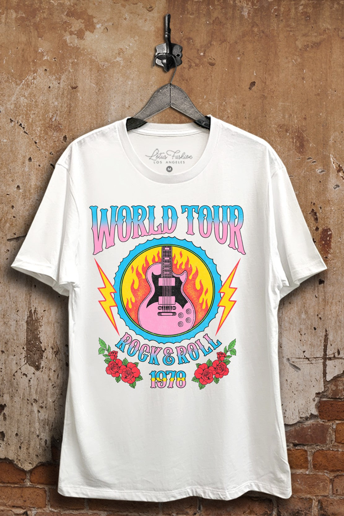 Retro 1978 Tour Rock Music Graphic T-Shirt