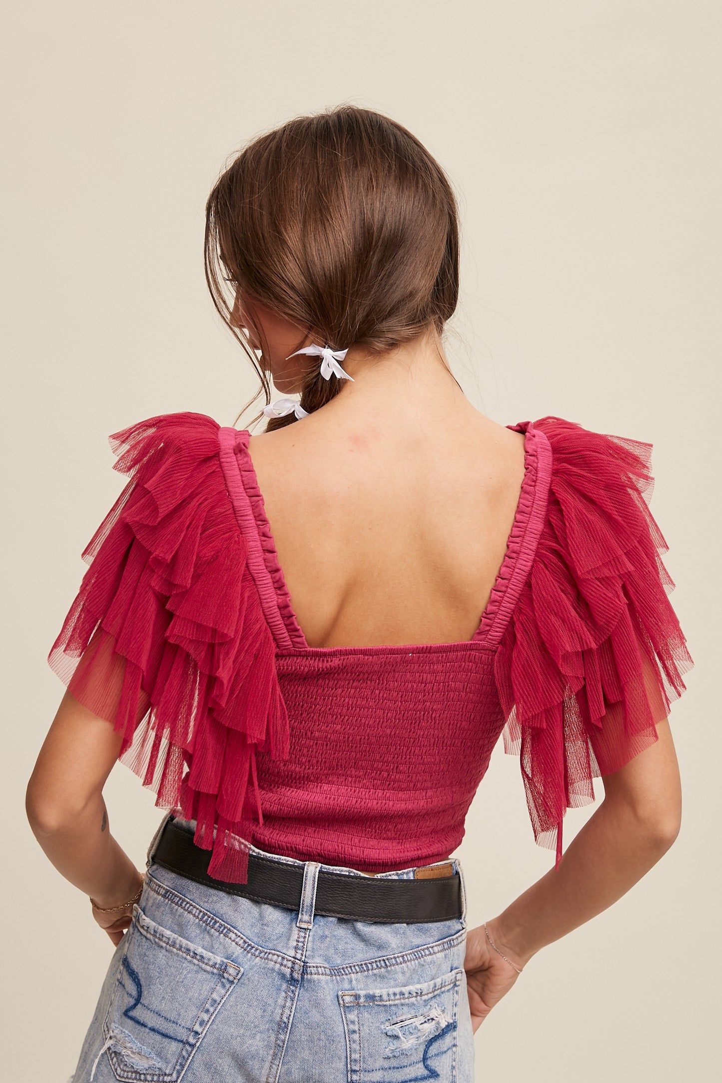Delilah True Romance Top in Dakota Rose