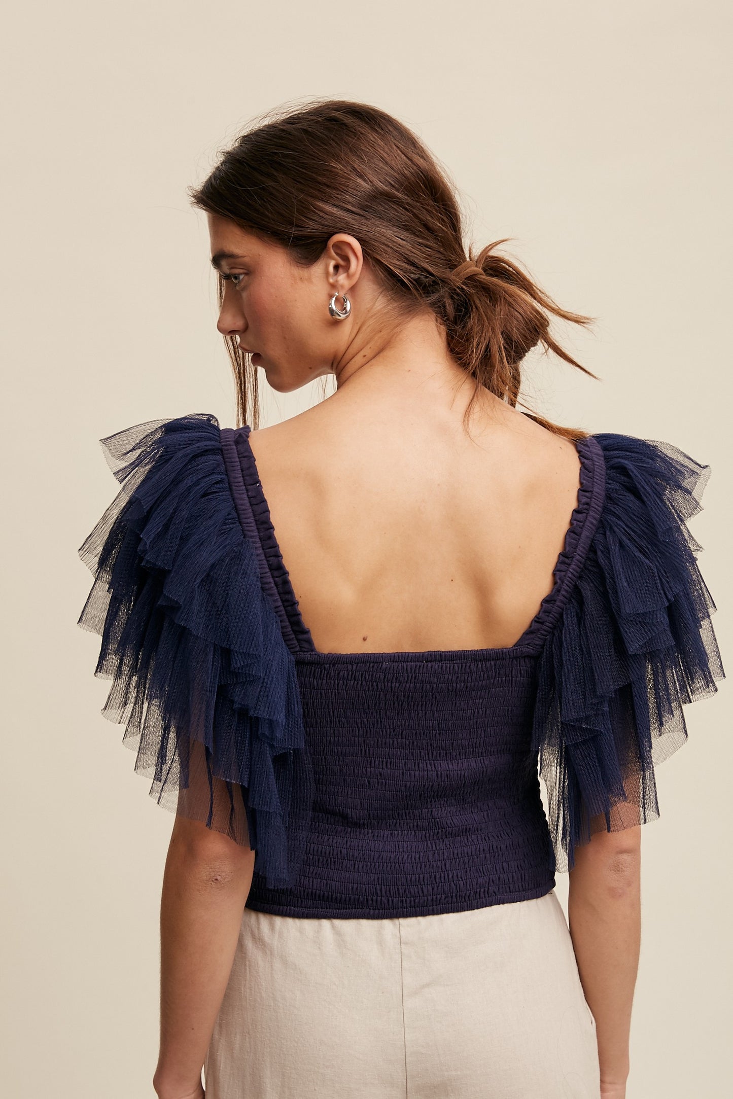 Delilah True Romance Top in Navy